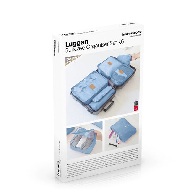 Koffer-Organizer-Taschenset Luggan InnovaGoods 6-teilig