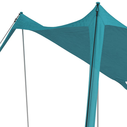 Wasserdichtes Sonnensegel mit UV-Schutz, 2,15x2x2M himmelblau