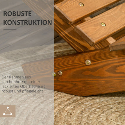 Gartenliege aus Teakholz, Tragfähigkeit 120 kg, 66x170x77 cm