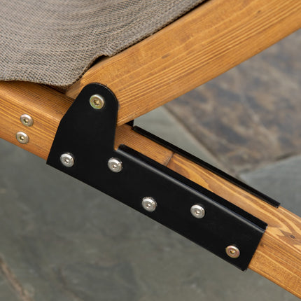 Liegestuhl, verstellbarer, wetterfester Liegestuhl mit Kissen