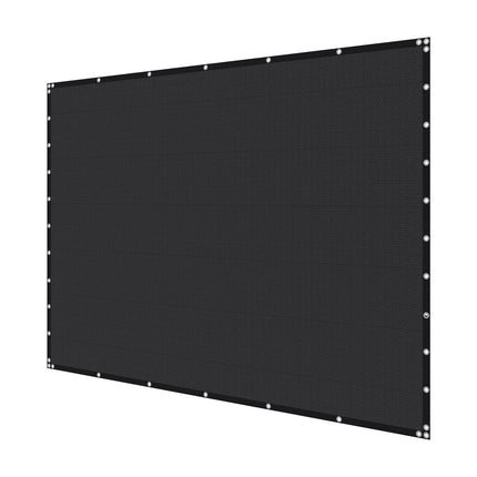 Sun Shade Cloth 10 x 12 Ft, 90% Block, HDPE, Black