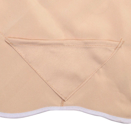 Sonnendach Ersatzdach Dachbezug für Hollywoodschaukel beige/grün 191 x 132 cm - beige