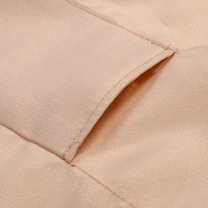 Sonnendach Ersatzdach Dachbezug für Hollywoodschaukel beige/grün 191 x 132 cm - beige