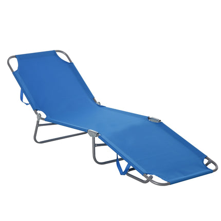 Klappbares Feldbett mit verstellbarer Rückenlehne, 120 kg Tragkraft