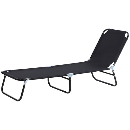 Verstellbarer Liegestuhl für Garten oder Balkon – 188 x 56 x 28 cm