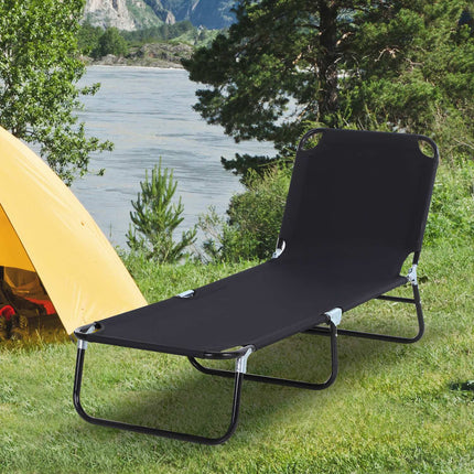Verstellbarer Liegestuhl für Garten oder Balkon – 188 x 56 x 28 cm