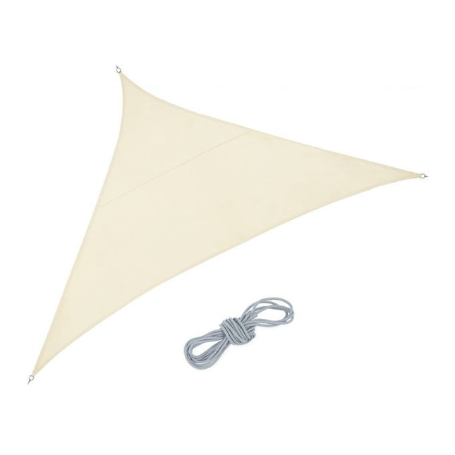 Sonnensegel Polyester dreieckig beige