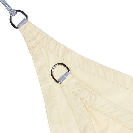 Sun sail polyester triangular beige
