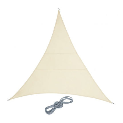 Sun sail polyester triangular beige