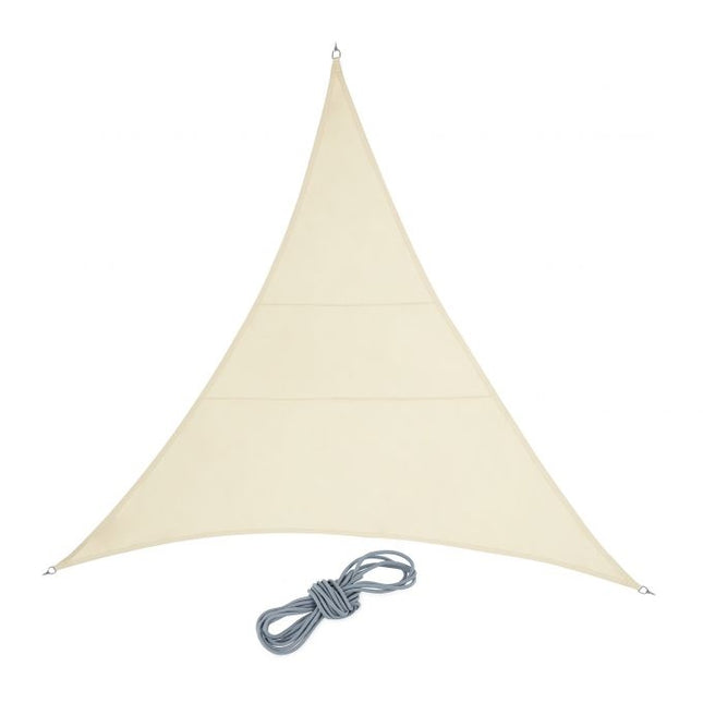 Sonnensegel Polyester dreieckig beige