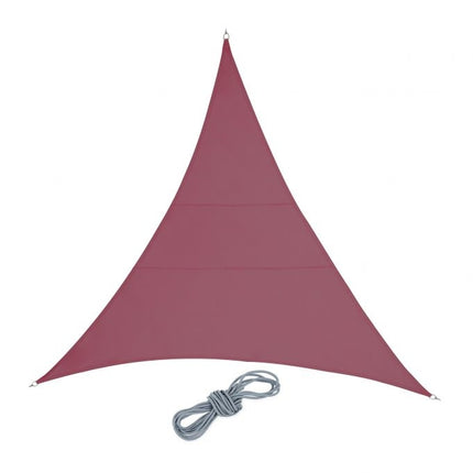 Sun sail polyester triangular burgundy