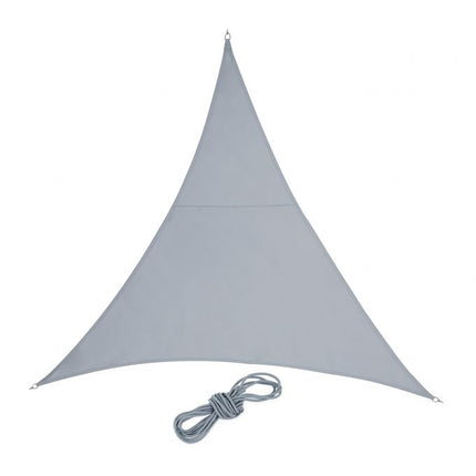 Sun sail polyester triangular light grey