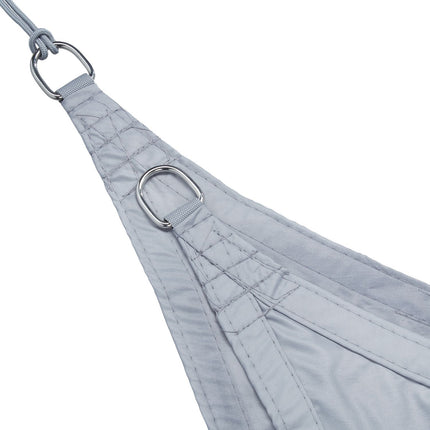 Sun sail polyester triangular light grey