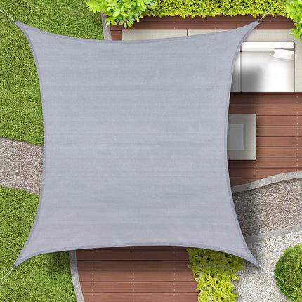 Stínící plachta polyetylenová obdélníková, světle šedá