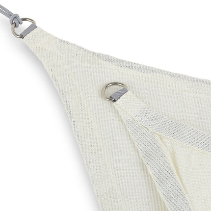 Sun sail polyethylene square gray