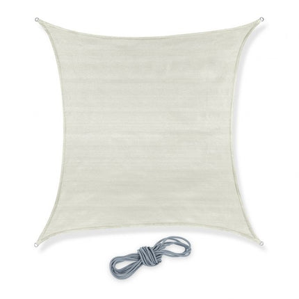 Sun sail polyethylene square gray