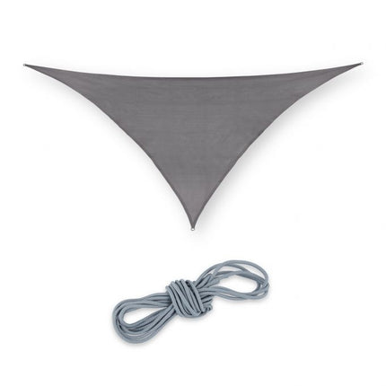 Sun sail polyethylene triangular gray