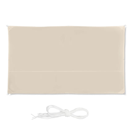 Sonnensegel rechteckig beige