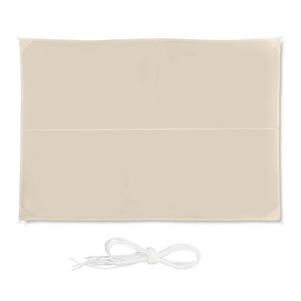 Sonnensegel rechteckig beige
