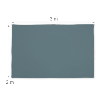 Sun sail rectangular beige