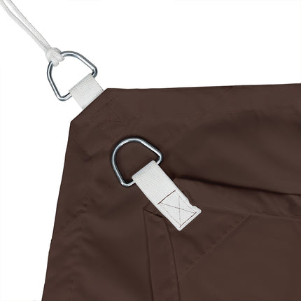Sun sail rectangular brown