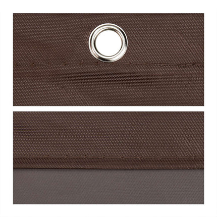 Sun sail rectangular brown
