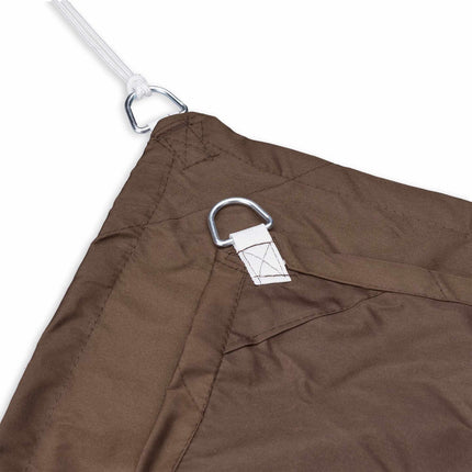 Sun sail rectangular brown