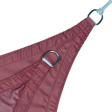 Sun sail rectangular burgundy