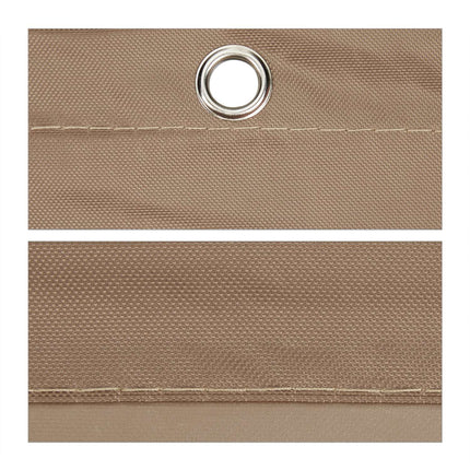 Sun sail rectangular coffee brown
