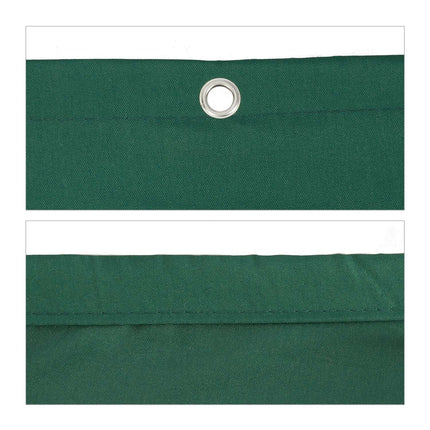 Voile d'ombrage rectangulaire verte