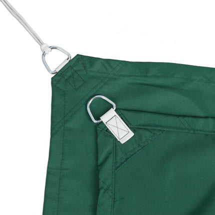 Voile d'ombrage rectangulaire verte
