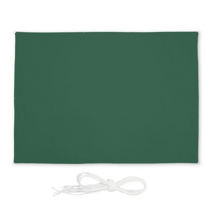 Voile d'ombrage rectangulaire verte