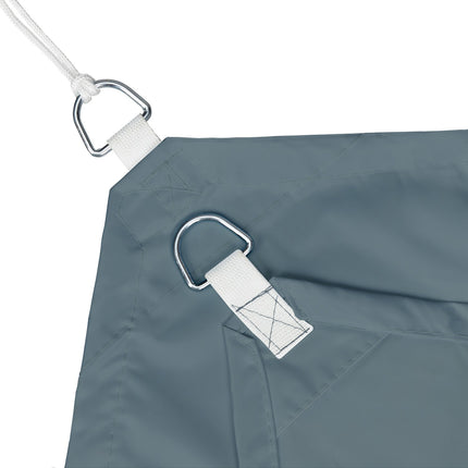 Sun sail rectangular grey