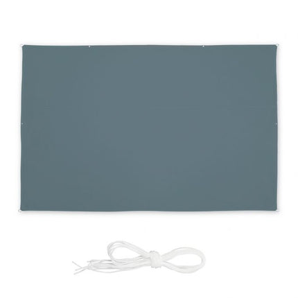 Sun sail rectangular grey