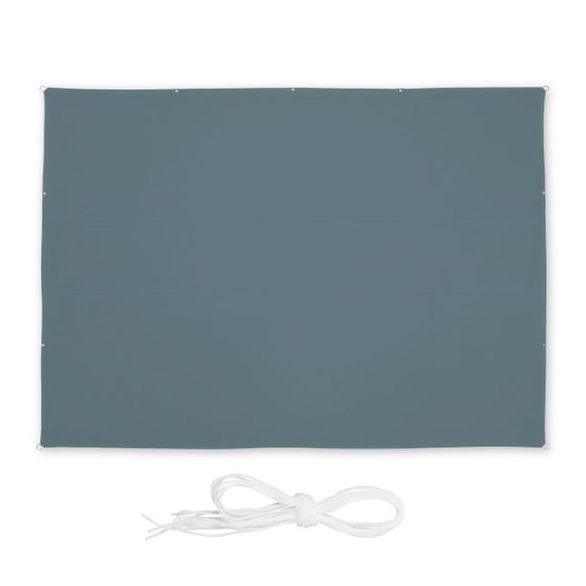 Sun sail rectangular grey