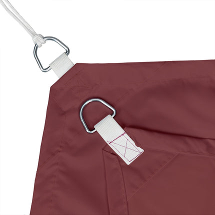 Sun sail rectangular maroon