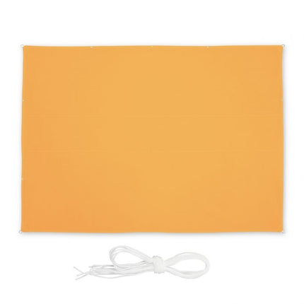 Sun sail rectangular yellow