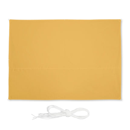 Sun sail rectangular yellow