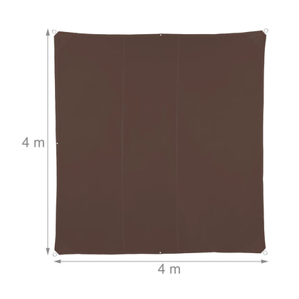 Sun sail square brown