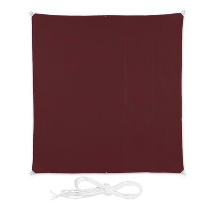 Voile solaire carrée marron