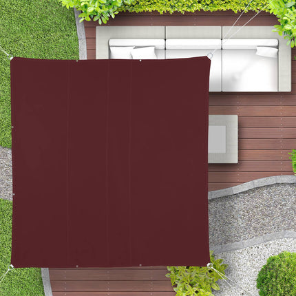 Voile solaire carrée marron