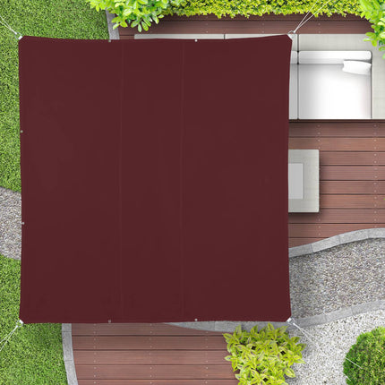Voile solaire carrée marron