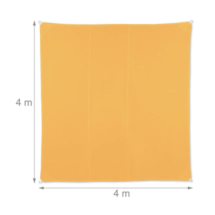 Sun sail square yellow
