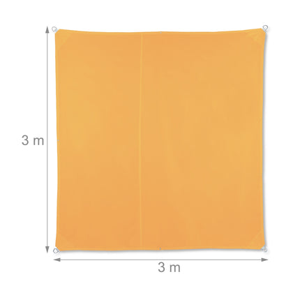 Sun sail square yellow