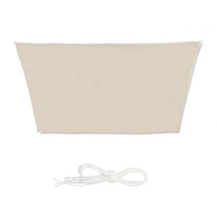 Sonnensegel trapezförmig beige