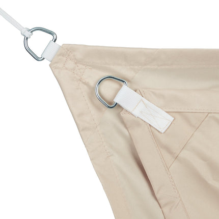 Sonnensegel trapezförmig beige