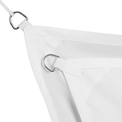 Sonnensegel trapezförmig weiß