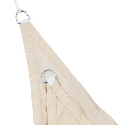 Sonnensegel dreieckig beige