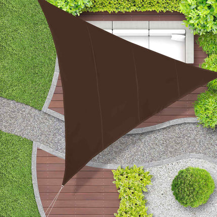 Sun sail triangular brown