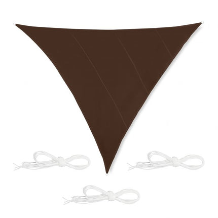 Sun sail triangular brown